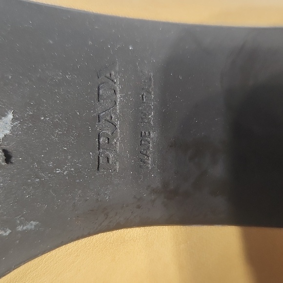 [36.5] PRADA Vitello Sport Pumps, Tan - Picture 3 of 8